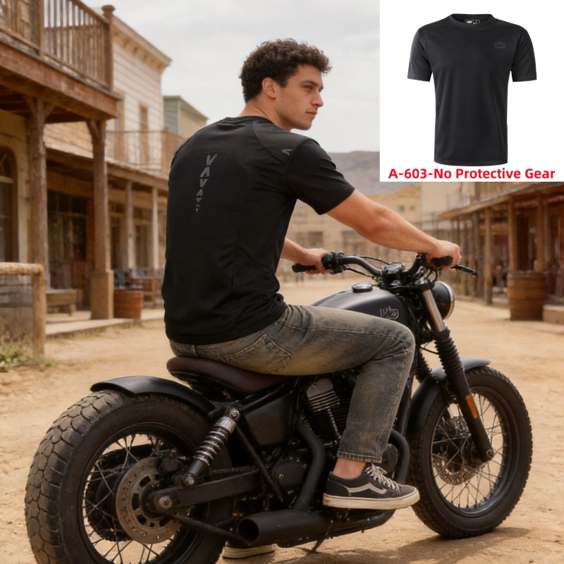 Base Layer Top - Summer Short Sleeve Motorcycle Base Layer