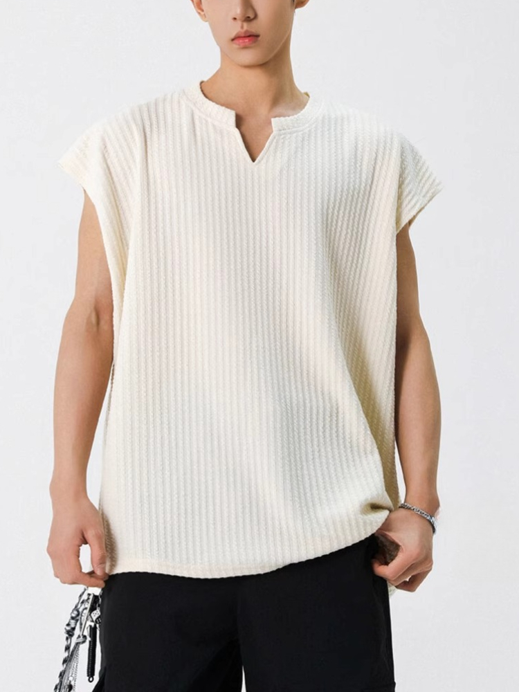 Solid Textured Ribbed Henley T - Tank Top Ribbed review and price