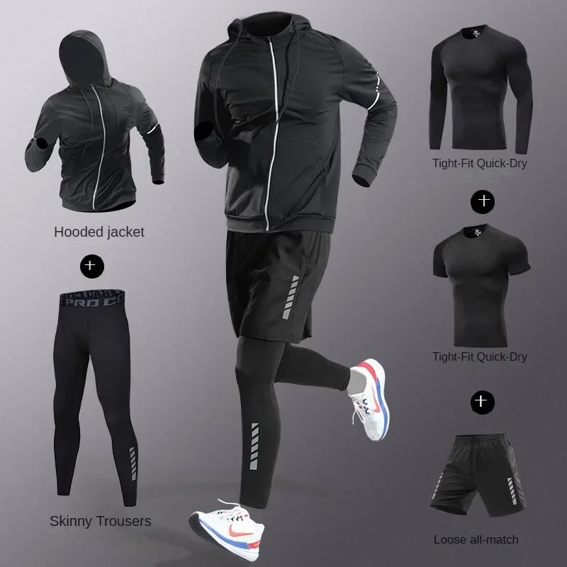 Men's 3-5 Pcs Ice Silk Compres - Compression Long Pant review and price