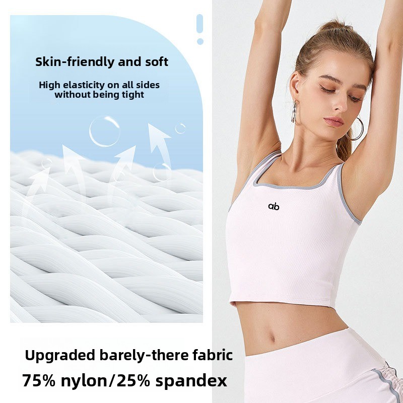Women Summer Ribbed Yoga Tank  - Suspender Tank Top review and price